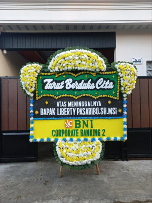 Papan Bunga Duka di Tebet Barat