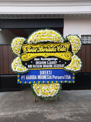 Papan Bunga Duka di Tebet Barat