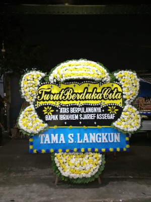 Papan Bunga Duka di Tebet Barat
