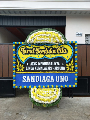 Papan Bunga Duka di Tebet Barat
