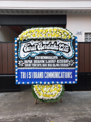 Papan Bunga Duka di Tebet Barat